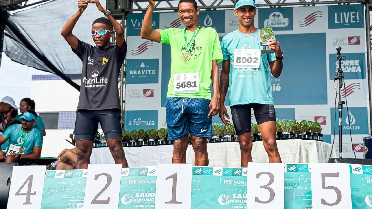 APAE DE JEQUIÉ CONQUISTA PÓDIO NA CORRIDA SAÚDE CRÔNICA E REFORÇA PAPEL DO ESPORTE NA INCLUSÃO SOCIAL