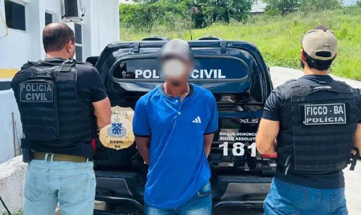 FORAGIDO DA JUSTIÇA DE SÃO PAULO É PRESO EM JEQUIÉ DURANTE OPERAÇÃO POLICIAL