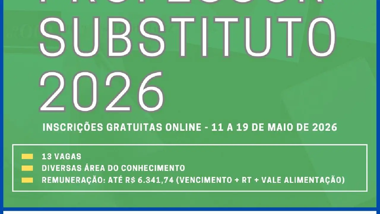 IFBA PUBLICA EDITAL PARA PROCESSO SELETIVO SIMPLIC=FICADO PARA CONTRATAÇÃO DE PROFESSORES SUBSTITUTOS