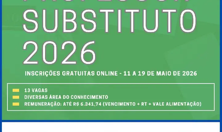 IFBA PUBLICA EDITAL PARA PROCESSO SELETIVO SIMPLIC=FICADO PARA CONTRATAÇÃO DE PROFESSORES SUBSTITUTOS