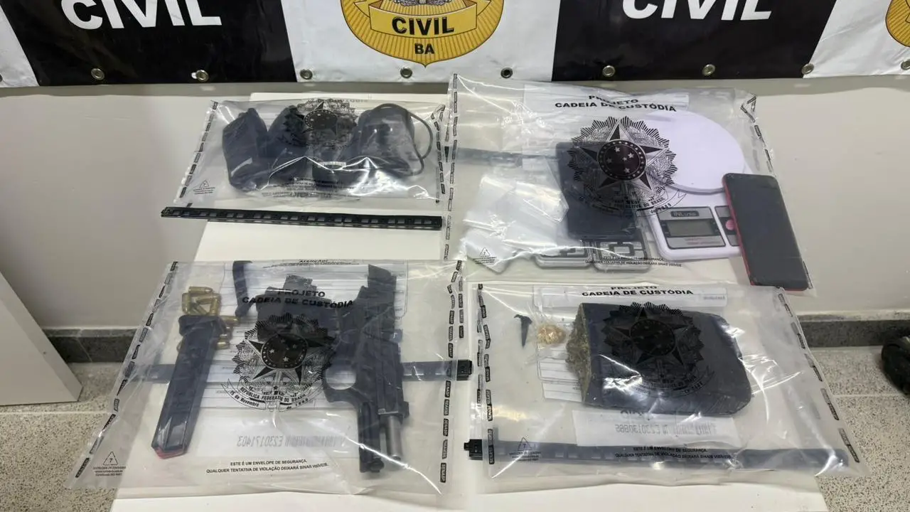 OPERAÇÃO INTEGRADA CUMPRE MANDADOS, APREENDE DROGAS E ARMA E DESARTICULA PONTO DE TRÁFICO EM APUAREMA