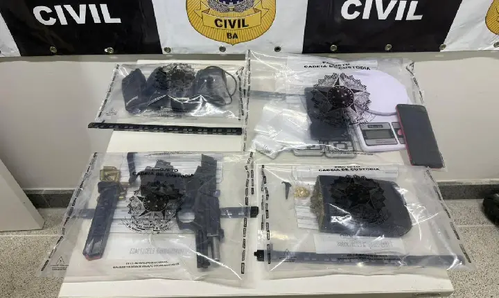 OPERAÇÃO INTEGRADA CUMPRE MANDADOS, APREENDE DROGAS E ARMA E DESARTICULA PONTO DE TRÁFICO EM APUAREMA