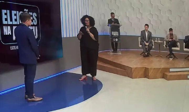 SEM FUGIR DA RÉPLICA, JORNALISTA PREMIADA DESCONCERTA ACM NETO EM SABATINA DA TV ARATU