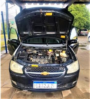 Corsa Classic roubado há quase 7 anos é recuperado pela PRF na BR 116 em Jequié