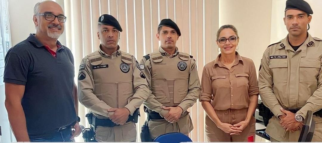 POLÍCIA MILITAR E SECRETARIA DE EDUCAÇÃO DE MANOEL VITORINO ALINHAM ESTRATÉGIAS PARA A SEGURANÇA ESCOLAR