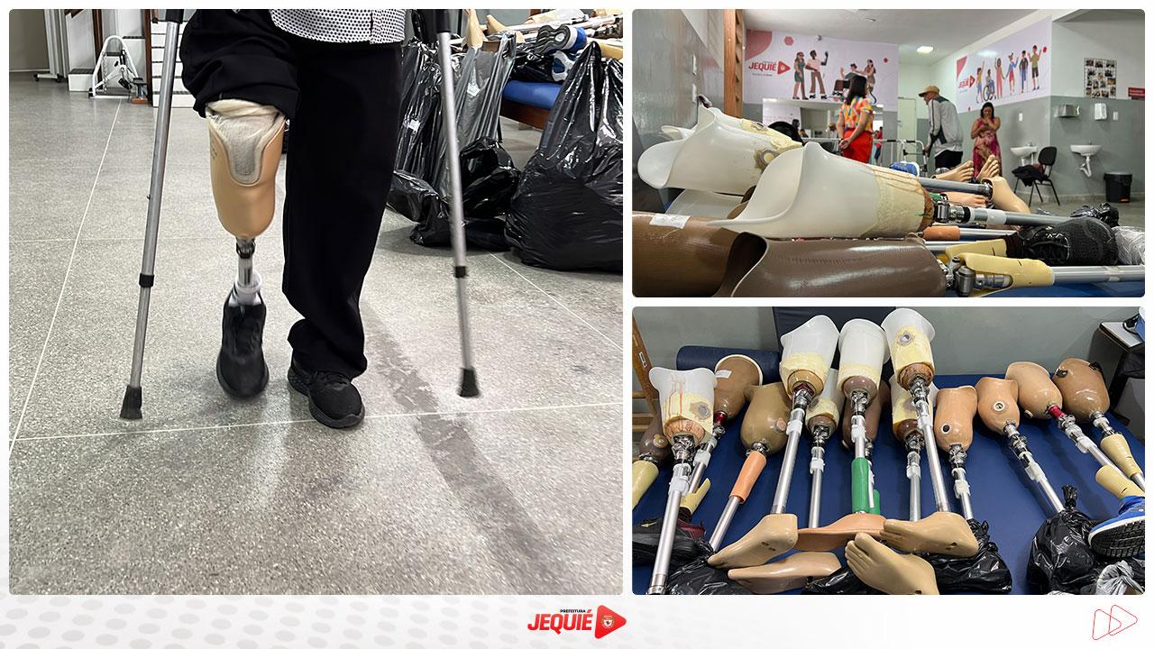 PREFEITURA DE JEQUIÉ REALIZA NOVA ETAPA DE MEDIÇÃO PARA CONCESSÃO DE NOVAS ÓRTESES E PRÓTESES A PESSOAS COM DEFICIÊNCIA