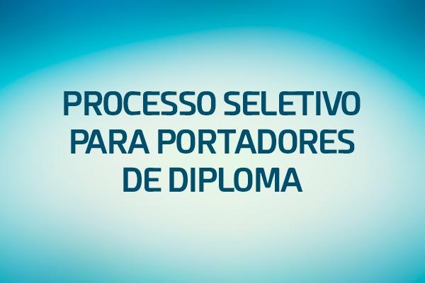 UESB ABRE SELEÇÃO PARA PORTADORES DE DIPLOMA