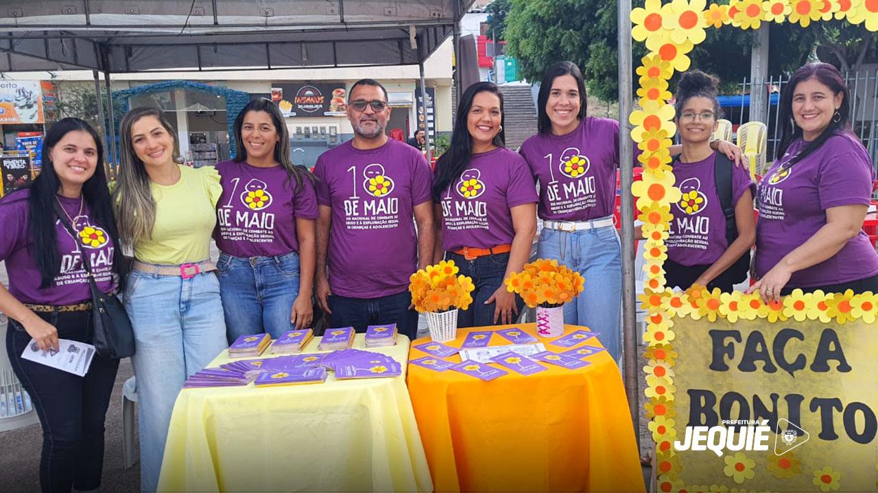 PREFEITURA DE JEQUIÉ PROMOVE ATO DE ENFRENTAMENTO À EXPLORAÇÃO SEXUAL DE CRIANÇAS E ADOLESCENTES