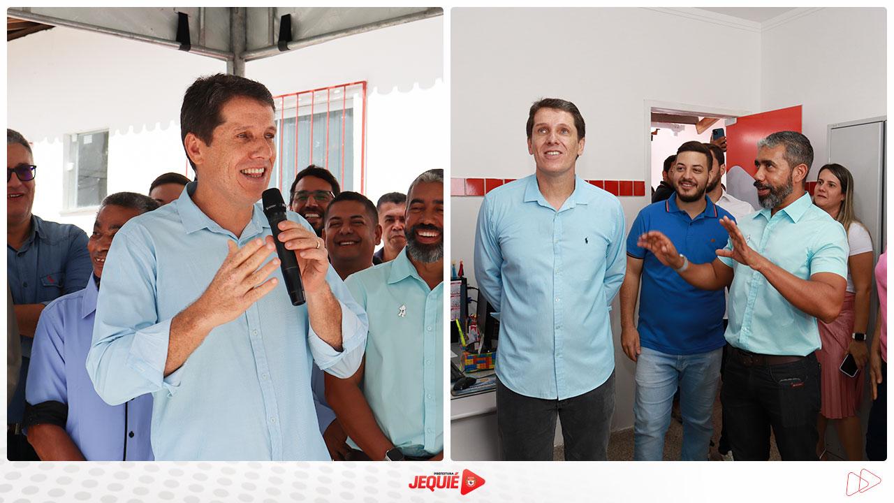 PREFEITURA DE JEQUIÉ ENTREGA OBRAS DE REFORMA E AMPLIAÇÃO DO CENTRO DE SAÚDE JÚLIA MAGALHÃES, NO JEQUIEZINHO