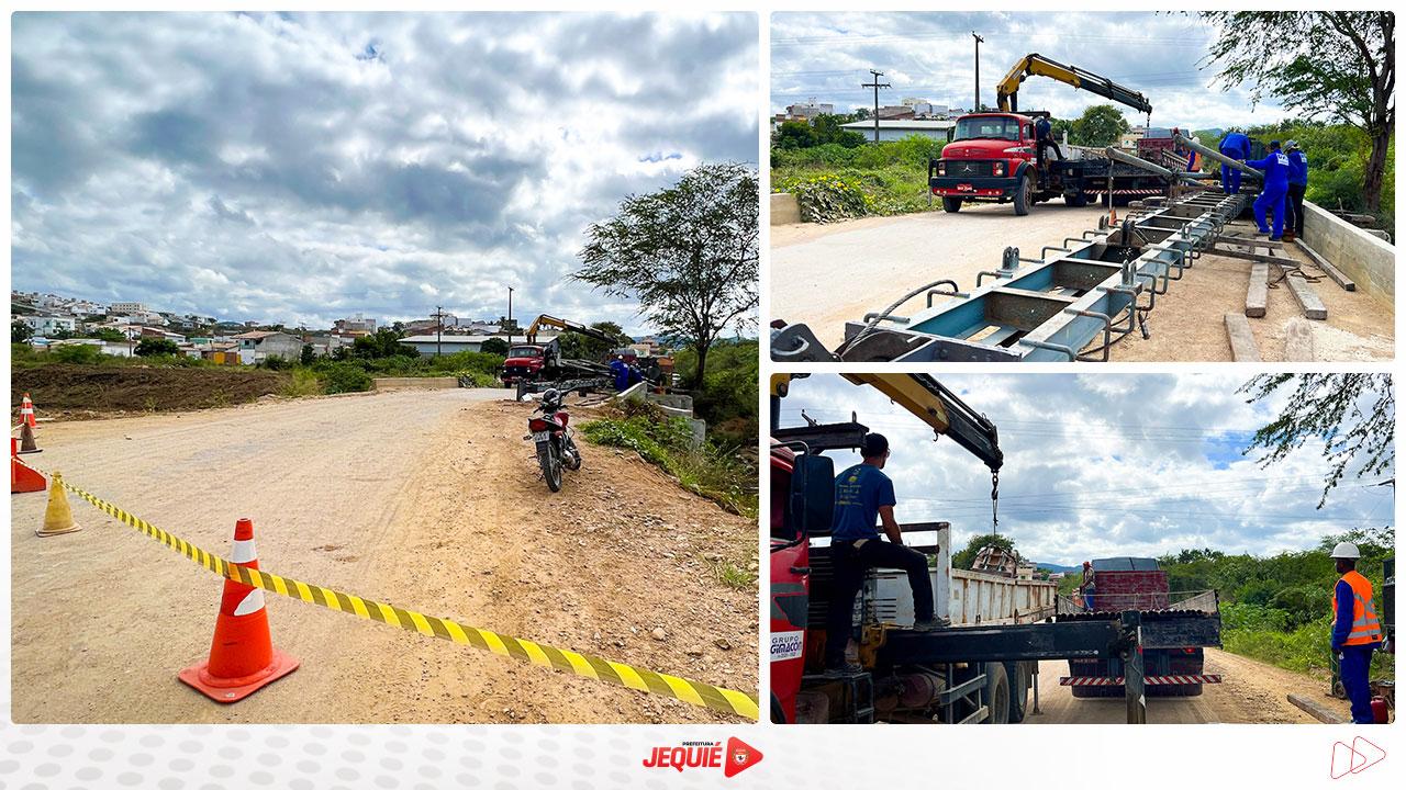 PREFEITURA DE JEQUIÉ INICIA OBRAS DE RECUPERAÇÃO DA PONTE QUE LIGA SÃO LUÍS AO SÃO JUDAS TADEU
