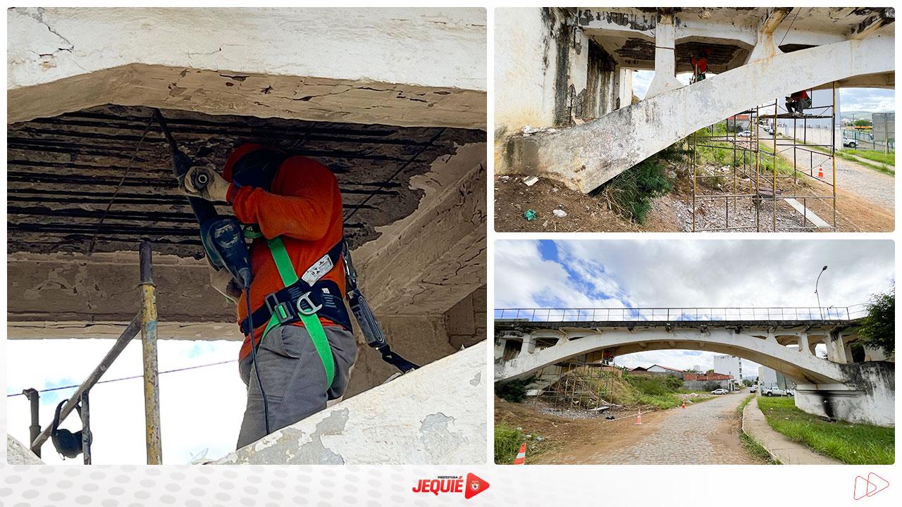 PREFEITURA DE JEQUIÉ INICIA RECUPERAÇÃO DA HISTÓRICA PONTE DE NEWTON
