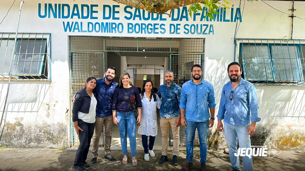 PREFEITURA DE JEQUIÉ ANUNCIA REFORMA DE MAIS UMA UNIDADE DE SAÚDE DA FAMÍLIA, DESTA VEZ A DO DISTRITO DE ITAJURU