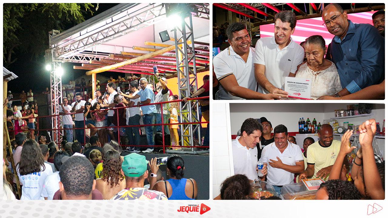 PREFEITURA DE JEQUIÉ INAUGURA PRAÇA NO ALTO DO AMOR E PROPORCIONA ESPAÇO DE LAZER PARA MORADORES