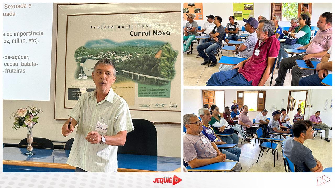 PREFEITURA DE JEQUIÉ PROMOVE CURSO DE ENXERTIA DE CACAUEIROS PARA PEQUENOS PRODUTORES DA FAZENDA VELHA