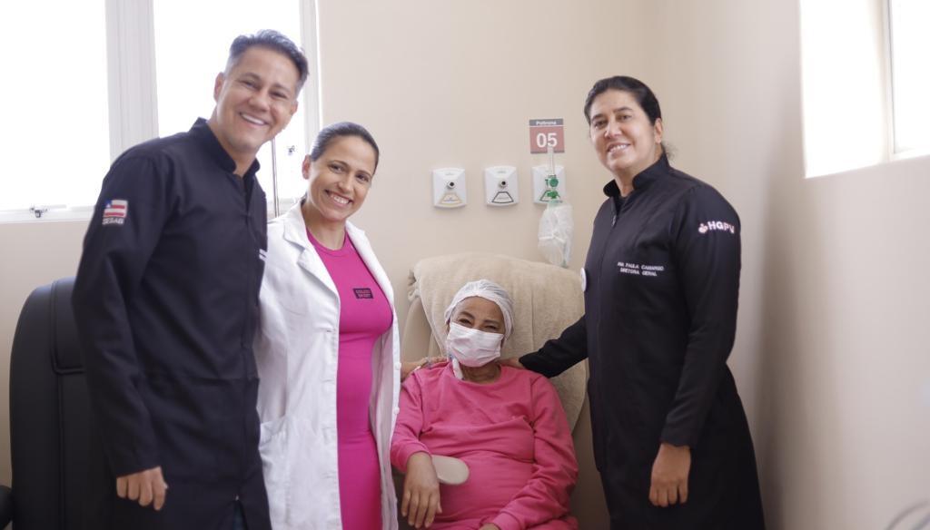 A UNACON HGPV REALIZOU A PRIMEIRA SESSÃO DE QUIMIOTERAPIA NESTA QUINTA-FEIRA (19/10).