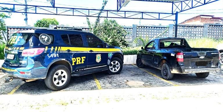 CAMINHONETE MONTANA FURTADA HÁ 10 ANOS É RECUPERADA PELA PRF NA BR 116 EM JEQUIÉ