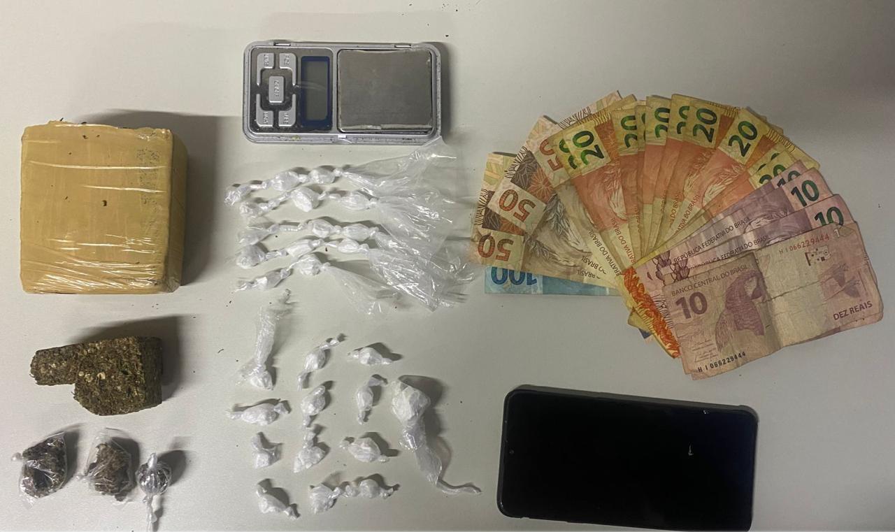 CIPE CENTRAL PRENDE CASAL COM DROGAS NO CENTRO DE SANTA INÊS