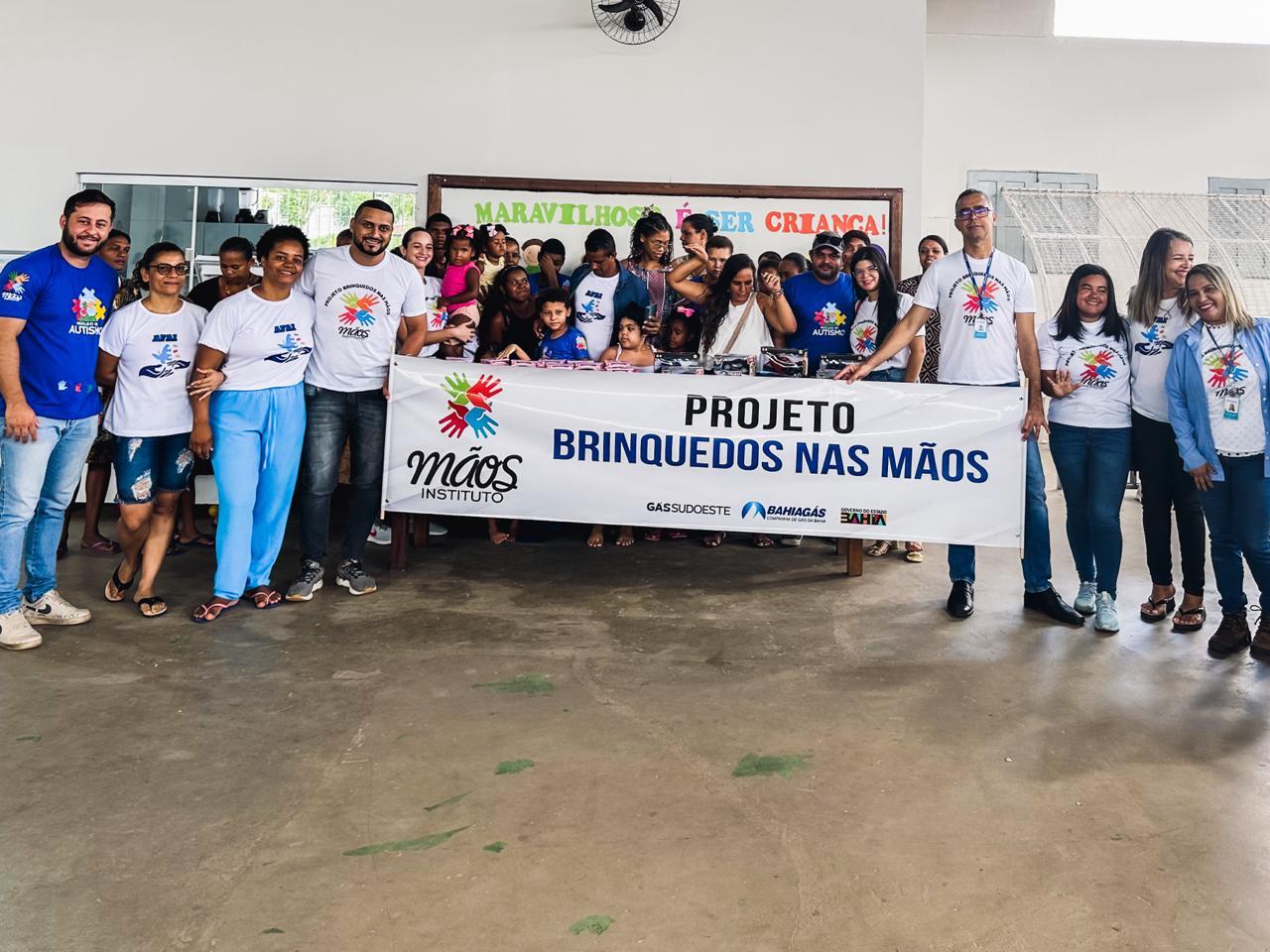 ’PROJETO BRINQUEDOS NAS MÃOS' LEVA ALEGRIA PARA CRIANÇAS DO TERRITÓRIO DO MÉDIO RIO DAS CONTAS