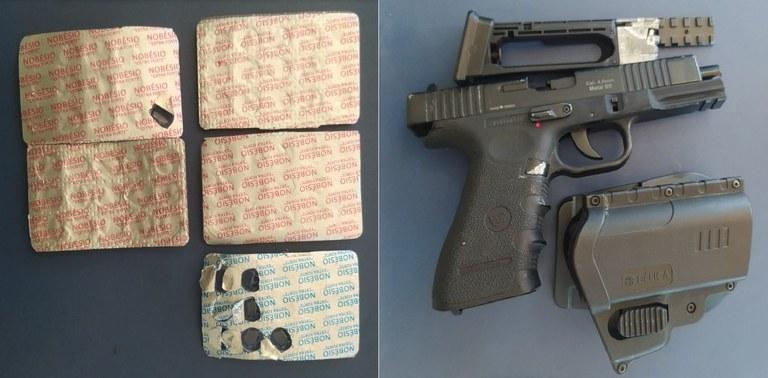 MOTORISTA É FLAGRADO PELA PRF PORTANDO ANFETAMINAS E SIMULACRO DE ARMA A DE FOGO EM JEQUIÉ