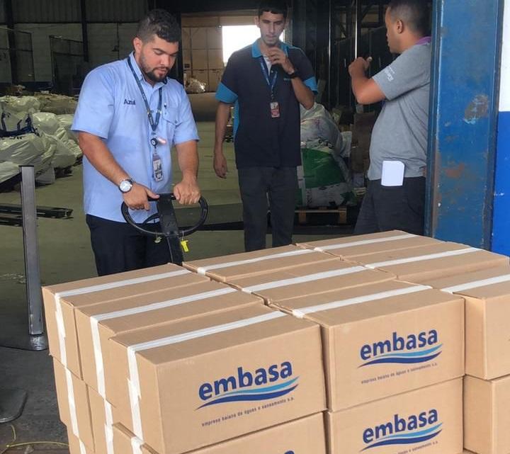 EMBASA ENVIA MAIS DE 40 MIL COPOS DE ÁGUA PARA VÍTIMAS DAS ENCHENTES NO RIO GRANDE DO SUL