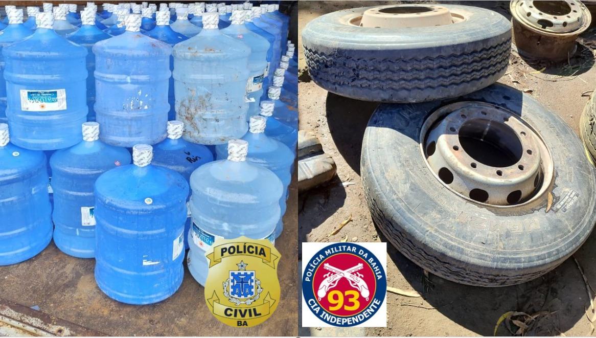 POLICIA RECUPERA OBJETOS FURTADOS EM ACIDENTE DE TRÂNSITO E IDENTIFICA UM DOS AUTORES DO CRIME