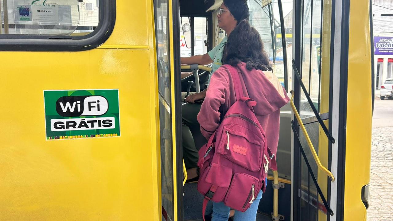TRANSPORTE PÚBLICO: ÔNIBUS DA COOBMA INICIA TESTES COM WI-FI GRATUITO, CÂMERAS DE SEGURANÇA E GPS