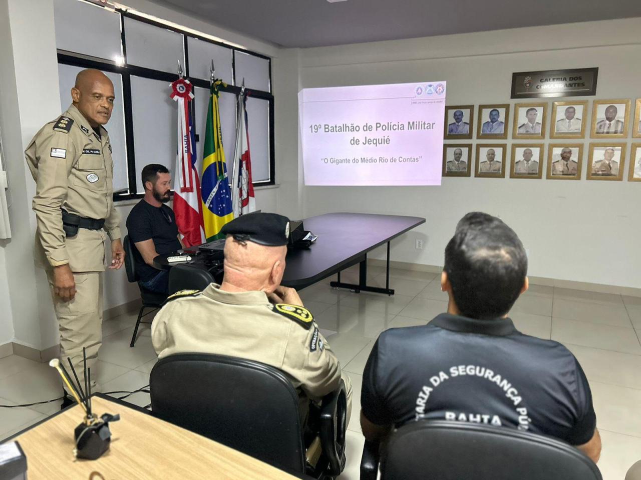 SSP E FORÇAS POLICIAIS ALINHAM AÇÕES CONJUNTAS NO MUNICÍPIO DE JEQUIÉ