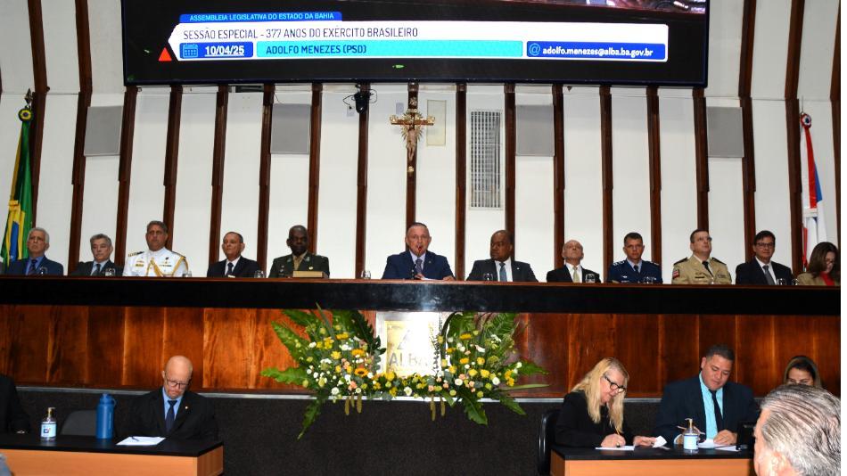 ALBA CELEBRA ANIVERSÁRIO DE 377 ANOS DO EXÉRCITO EM SESSÃO ESPECIAL