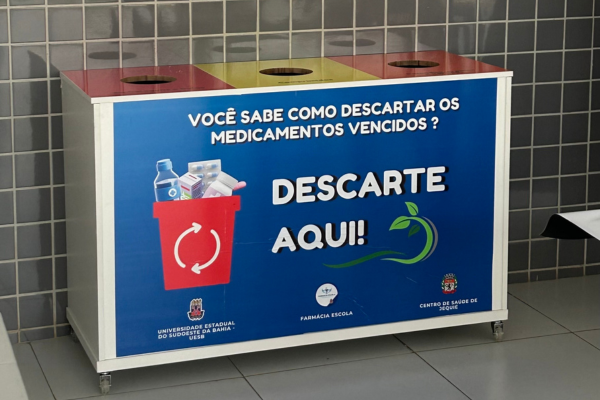 FARMÁCIA ESCOLA DA UESB IMPLANTA PONTO PARA DESCARTE DE MEDICAMENTOS EM JEQUIÉ