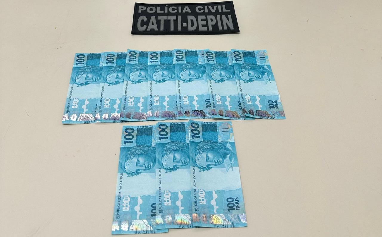 JEQUIÉ: POLICIA CIVIL APREENDE NOTAS FALAS E PRENDE EM FLAGRANTE AUTOR DO FATO