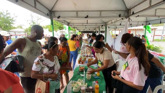 BAMIN REALIZA 1ª FEIRA RIOLESC EM ILHÉUS COM CULTURA, GASTRONOMIA E INCENTIVO À ECONOMIA SOLIDÁRIA