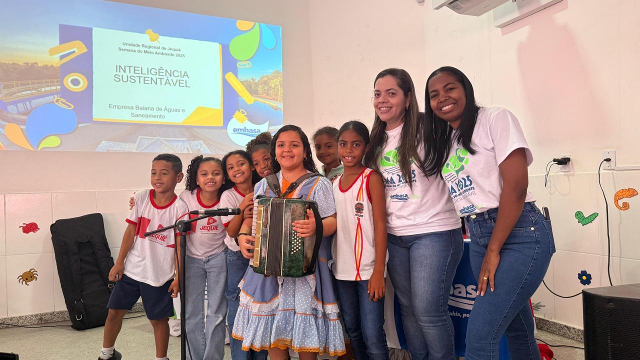 EMBASA PROMOVE SEMANA DO MEIO AMBIENTE COM FOCO EM “INTELIGÊNCIA SUSTENTÁVEL” EM JEQUIÉ
