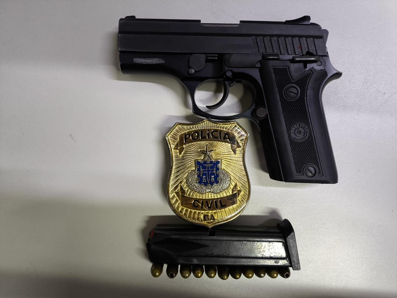 HOMEM É PRESO EM JEQUIÉ POR POSSE ILEGAL DE ARMA DE FOGO COM NUMERAÇÃO SUPRIMIDA