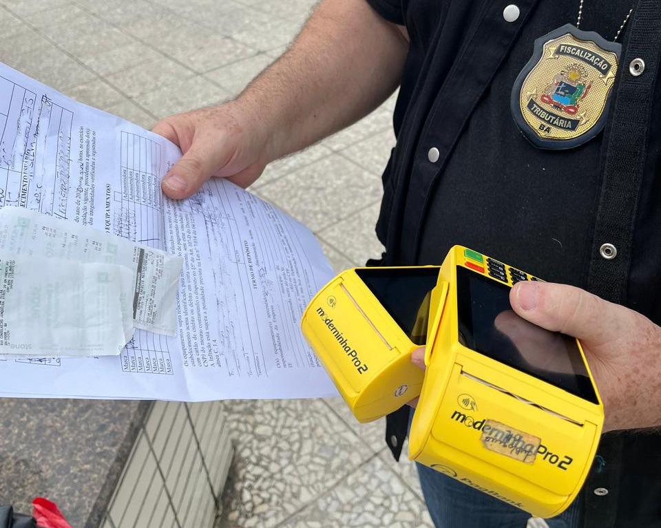 OPERAÇÃO FISCO PRESENTE, DA SEFAZ-BA, JÁ APREENDEU MAIS DE MIL MÁQUINAS DE CARTÃO DE CRÉDITO IRREGULARES