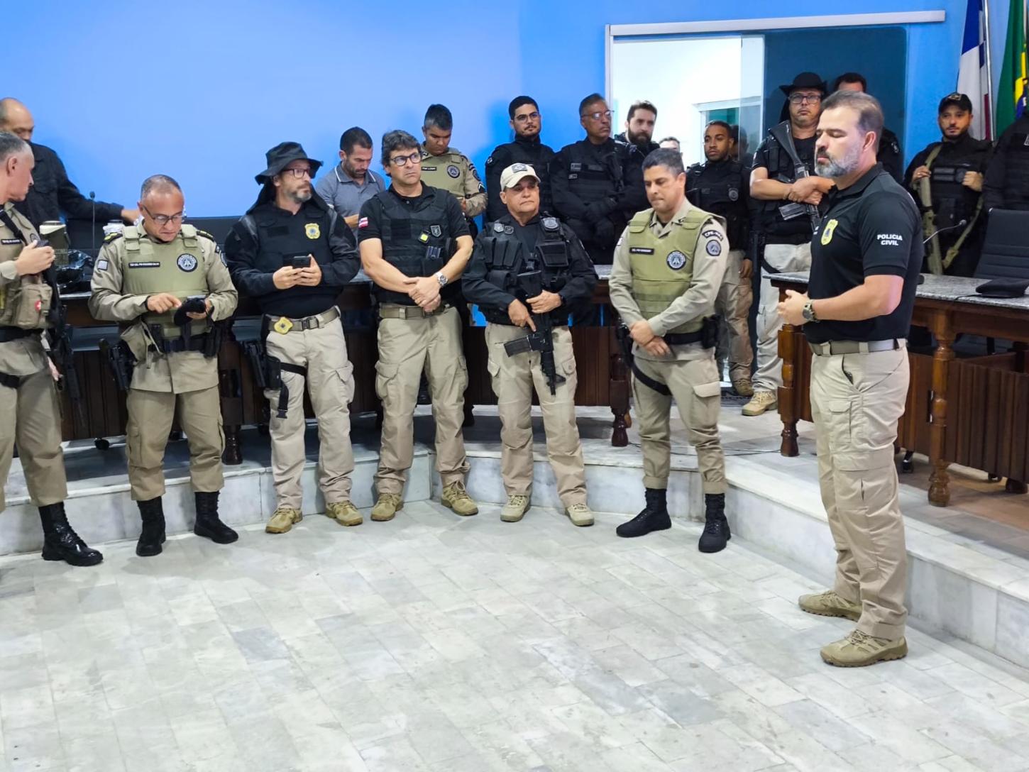 PC, PM E FICCO BAHIA COMBATEM INTEGRANTES DE FACÇÕES NA CIDADE DE JEQUIÉ