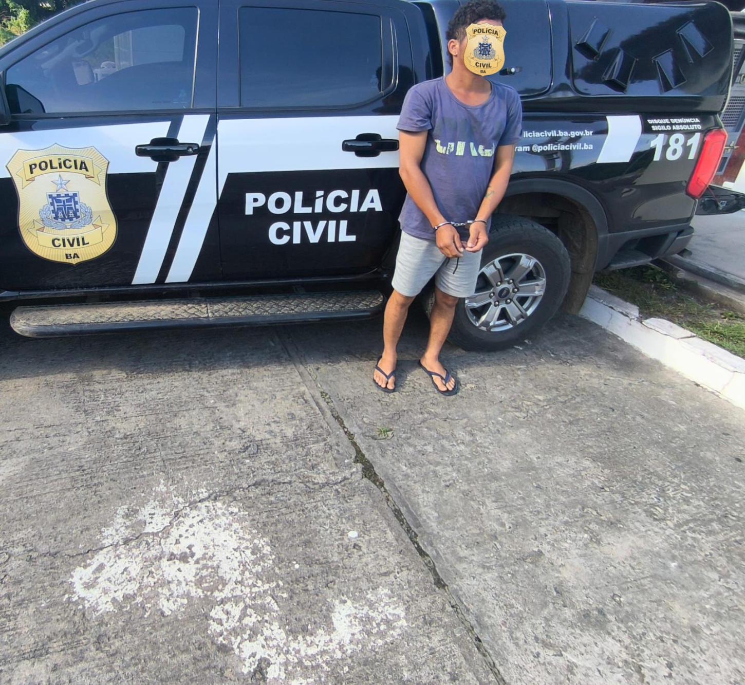 POLÍCIA CIVIL DA BAHIA CUMPRE MANDADO DE PRISÃO DE SUSPEITO DE DIVERSOS ROUBOS DE MOTOCICLETA EM JEQUIÉ