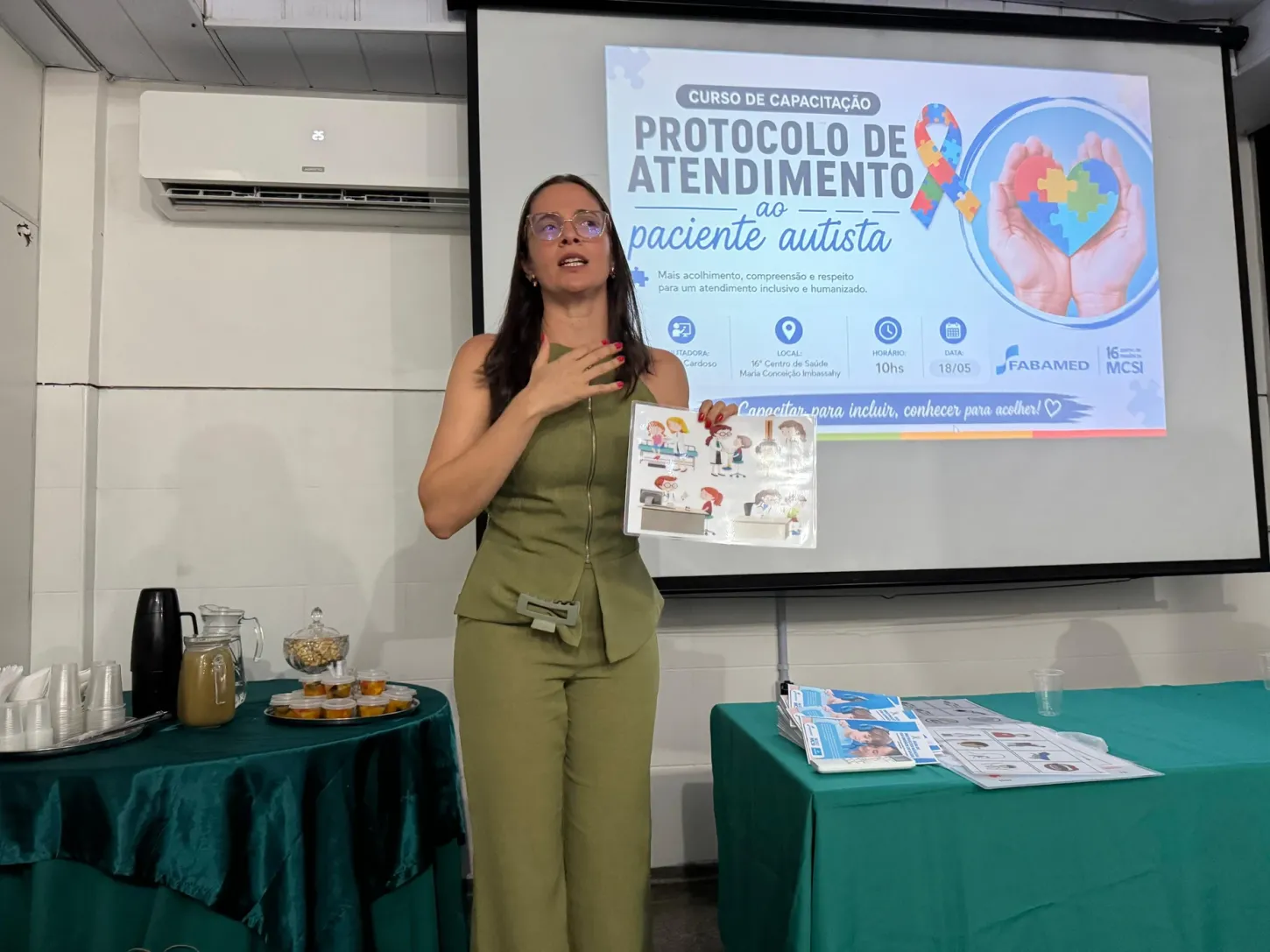 CAPACITAÇÃO FORTALECE ATENDIMENTO HUMANIZADO A PACIENTES COM TEA NO 16º CENTRO DE URGÊNCIA MARIA CONCEIÇÃO SANTIAGO IMBASSAHY