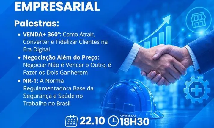 SEMINÁRIO DE DESENVOLVIMENTO EMPRESARIAL SERÁ REALIZADO EM JEQUIÉ NO DIA 22 DE OUTUBRO